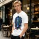 Olive T-Shirt with Na'vi Character and Pandora Creatures Artwork
