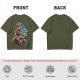 Olive t-shirt with E.T. 'Get Me Out Of This Planet ASAP' print