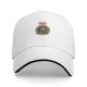 Black Baseball Cap With Christmas Wreath Cat Graphic And Food Text