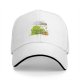 Black baseball cap with green chocobo cooking peas graphic