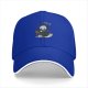 Black Baseball Cap With Cute Grim Reaper Coffee Graphic