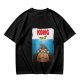 Olive T-Shirt With Cartoon Kong Banana Water Print