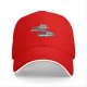 Black baseball cap with raccoon driving car and bad decisions print
