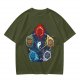 Dungeons and Dragons Elemental Dice Yin Yang Graphic T-Shirt