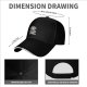 Black baseball cap with gaming sloth 'We Just Respawn' print