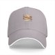 Black Baseball Cap With Cute Duck Warrior Knight Print