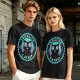 Olive T-Shirt with 'Legalize Catnip' Hypnotic Black Cat Graphic