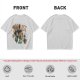 Olive t-shirt with Side Quest fantasy adventure graphic print