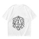 Olive T-Shirt With D20 Nat 1 Critical Fail Print