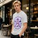 Anime Gear 5 Character Graphic Print Olive T-Shirt