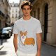 Olive Green T-Shirt With I Love My Corgi Graphic Print