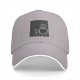 Black Baseball Cap With Totoro Family Line Art Print