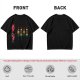 Olive T-Shirt With Cartoon Grill And Skewers Print