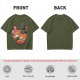 Godzilla in spicy ramen bowl graphic tee