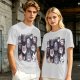 Olive T-Shirt With Cute Studio Ghibli Character Print