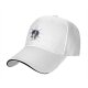 Black Baseball Cap With Fantasy Sword And Star Emblem Print