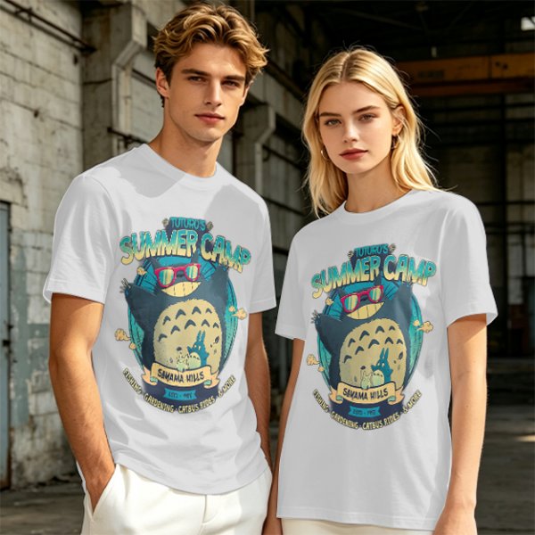 Totoro's Summer Camp Graphic T-Shirt