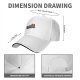 Black baseball cap with chocolate cat graphic design