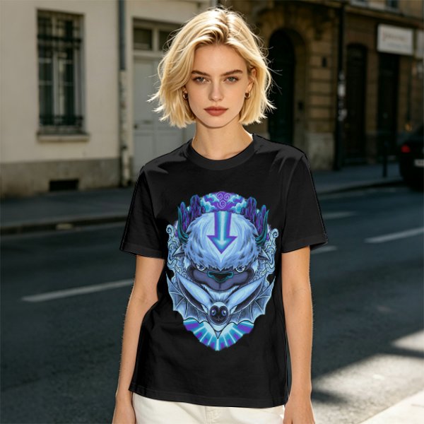 Olive T-Shirt With Avatar The Last Airbender Appa Graphic