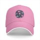Black Baseball Cap with Cute Chibi Fantasy Character Print