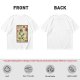 Olive T-shirt with Earthbender Character Vintage Art Print