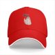 Black baseball cap with a ghost holding a 'Be Paranormal' sign