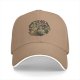 Black Baseball Cap With Detailed Fantasy Monster Art Print