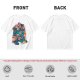 Olive T-Shirt With Girls On A Teal Tiger Graphic Print