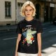 Totoro and Girls Fly Me To The Moon Graphic T-Shirt Design
