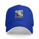 Black baseball cap with 'Coffee! Because murder is wrong' retro print