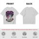 Olive Graphic Tee with Anime Hunter Characters and Huntr/X Text