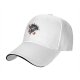 Black baseball cap with Good Morning cartoon print