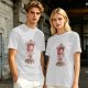 Olive Graphic T-Shirt With Insane Cat Illustration And Text
