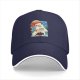 Black Baseball Cap With Appa The Sky Bison Graphic Print