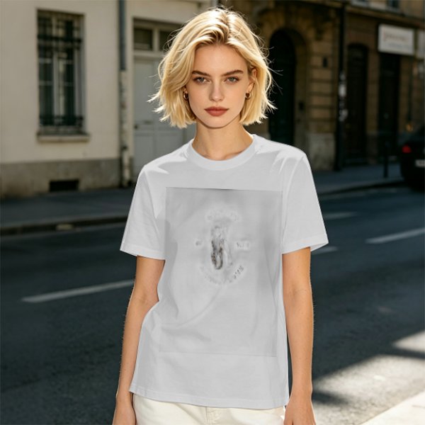 Oversized Olive Green Crewneck T-Shirt with Subtle Chest Graphic