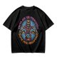 Olive t-shirt with skeleton warrior graphic and permission forgiveness text