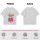 Olive Graphic T-Shirt With I HATE mood swings Cherry Print
