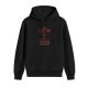 Black hoodie with 'The Sarcasm is Strong with This One' Darth Vader print