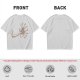 Olive T-shirt with Alien Facehugger Swoosh Graphic Print