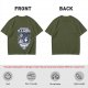 Magical Spirits Ramen Totoro Graphic Olive T-Shirt
