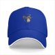 Black Baseball Cap With Raccoon Holding Pride Flag Design