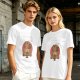 Olive Green T-Shirt With Cute Praying Capybara Graphic