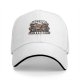 Black baseball cap with 'Caffeine Powers Activate!' coffee graphic
