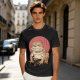Olive Green T-Shirt With Bulldog Frog Hybrid Graphic Print