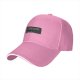 Black baseball cap with system requirements text print