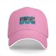 Black Baseball Cap With Thunder Rain Lightning Tarot Card Style Print