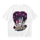 Olive Graphic Tee with Anime Hunter Characters and Huntr/X Text