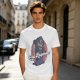 Olive T-Shirt with Cartoon Grim Reaper 'Last Responder' Print