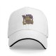 Black baseball cap with Bloody Burger monster graphic print
