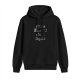 Black hoodie with Make America Goth Again gothic text print